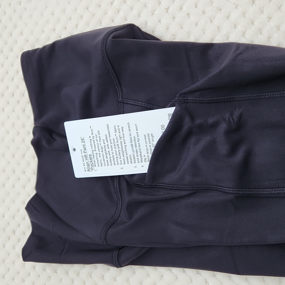 Nwt Lululemon Align HR Pant 25 *Pockets - Picture 10 of 13